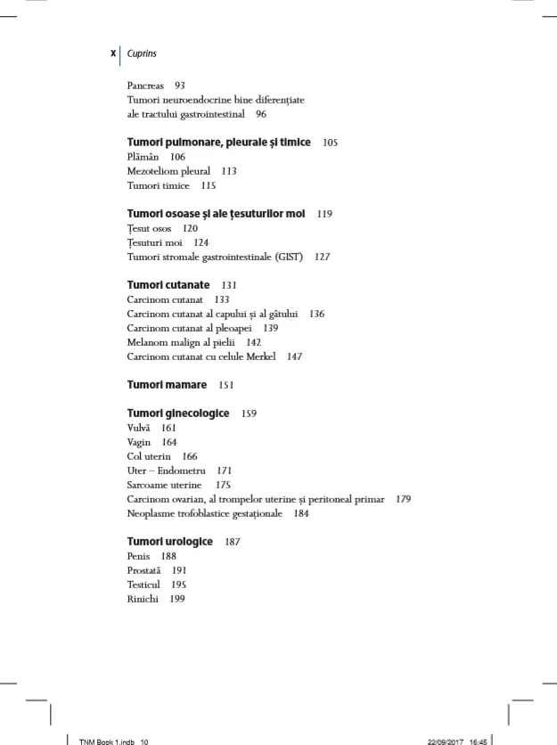 Coperta cărții "Clasificarea TNM a TUMORILOR MALIGNE" de James D. Brierley, Mary K. Gospodarowicz, Christian Wittekind, Christian Wittekind; Coordonatorul ediției în limba română: Rodica Anghel, Coordonatorul ediției în limba română: Rodica Anghel