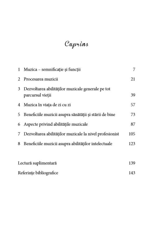 Coperta cărții "MUSIC. Psihologia muzicii" de Susan Hallam. Traducere: Claudia Drăgănoiu