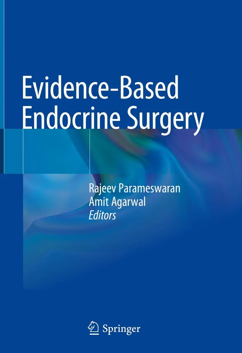 Coperta cărții "Evidence-Based Endocrine Surgery" de Rajeev Parameswaran, Amit Agarwal