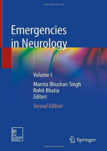 Coperta cărții "Emergencies in Neurology: Volume I" de Mamta Bhushan Singh, Rohit Bhatia
