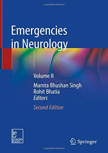 Coperta cărții "Emergencies in Neurology: Volume II" de Mamta Bhushan Singh, Rohit Bhatia