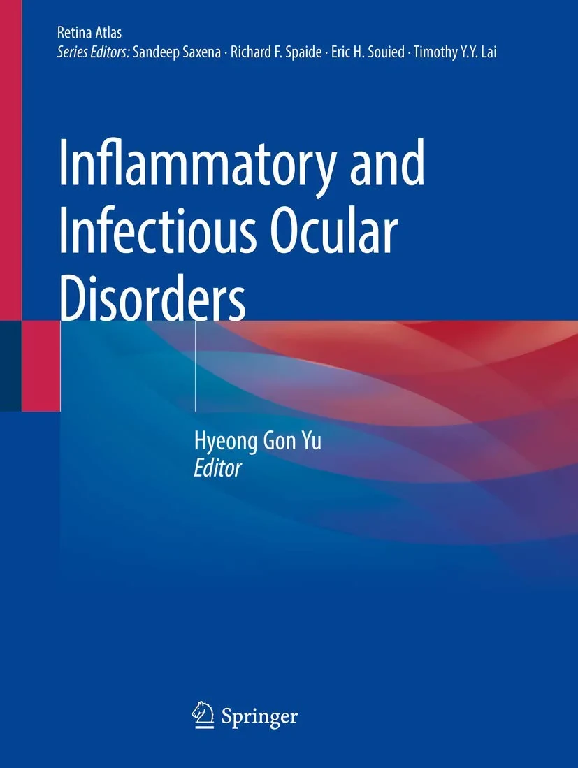 Coperta cărții "Inflammatory and Infectious Ocular Disorders (Retina Atlas)" de Hyeong Gon Yu