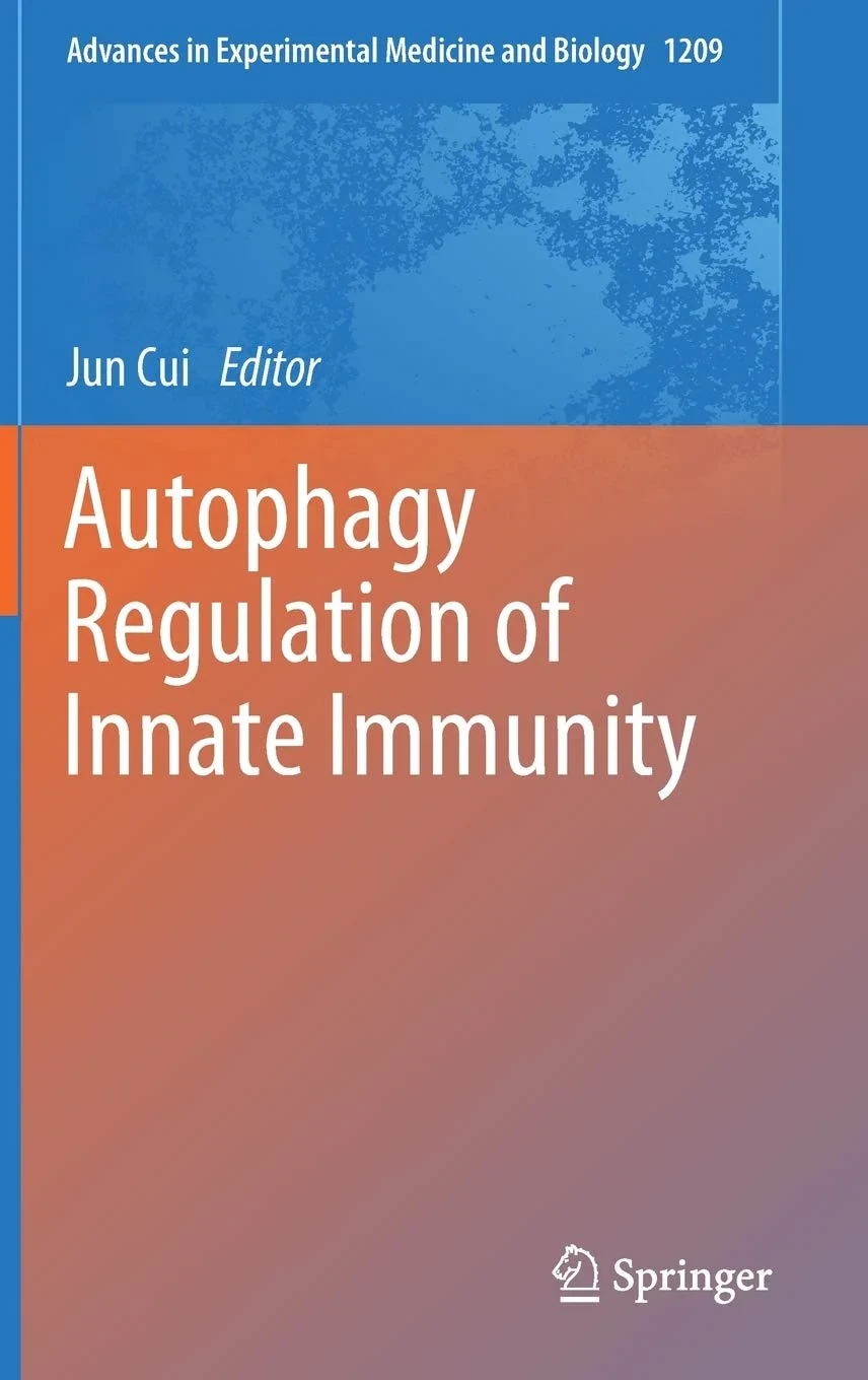 Coperta cărții "Autophagy Regulation of Innate Immunity" de Jun Cui