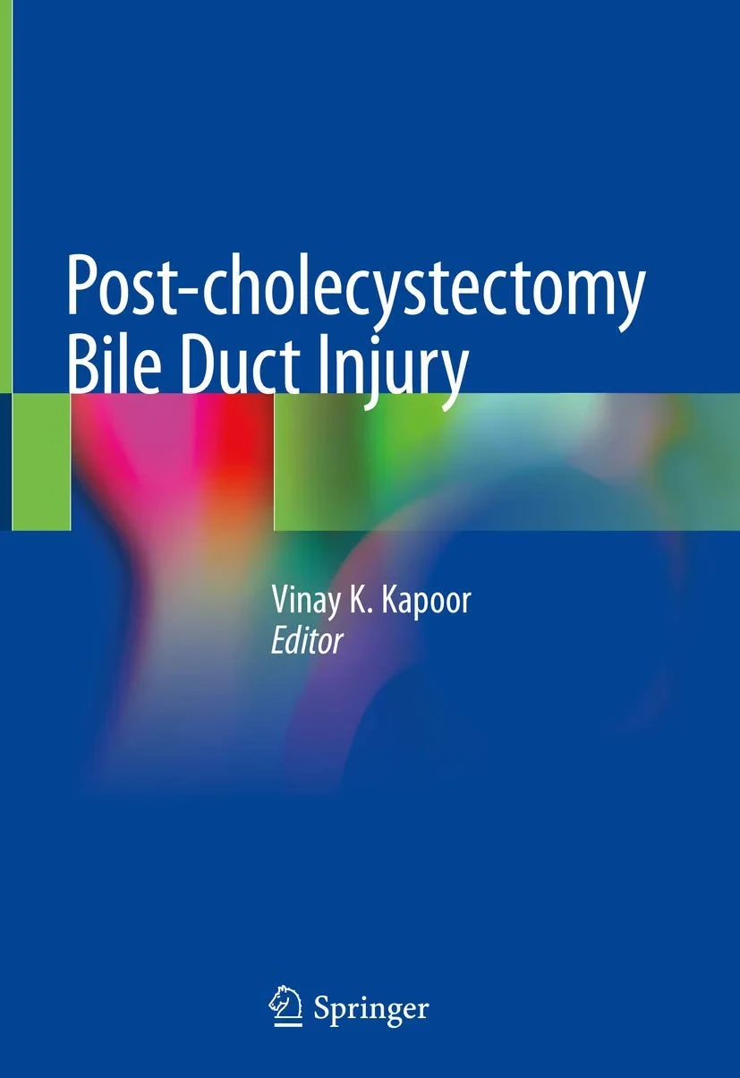 Coperta cărții "Post-cholecystectomy Bile Duct Injury" de Vinay K. Kapoor