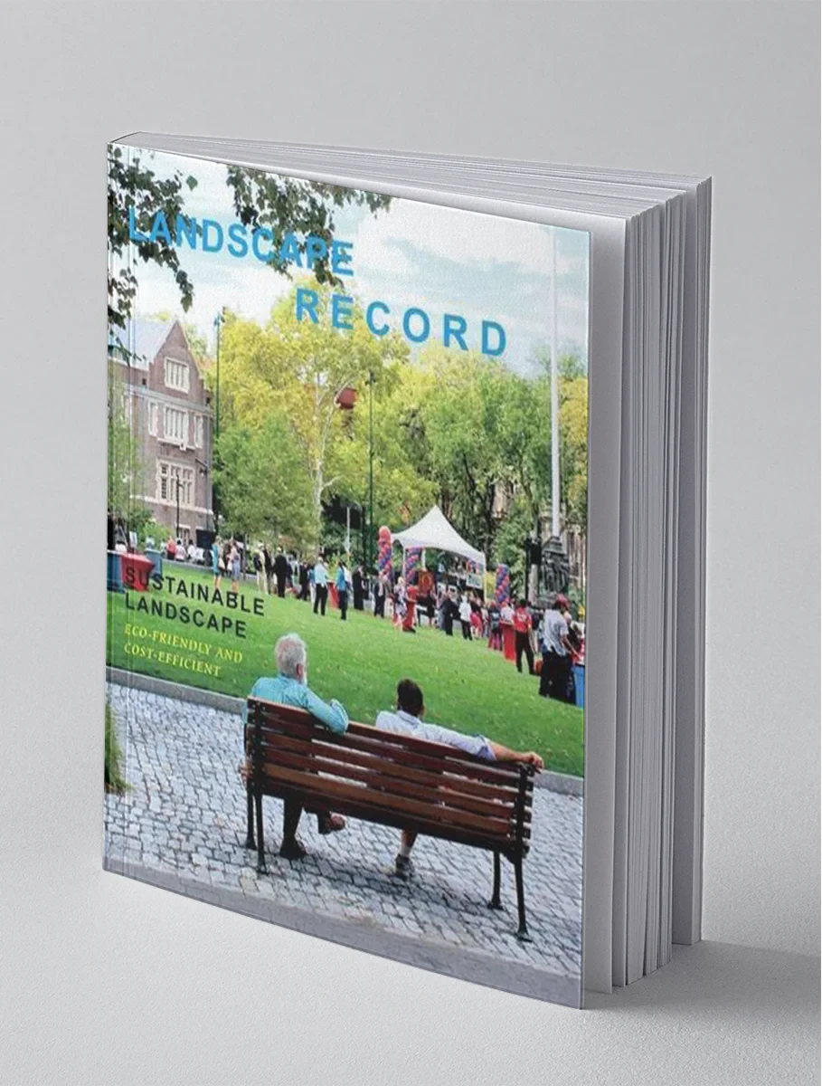 Coperta cărții "Landscape Record: Sustainable Landscape" de Margie Grace