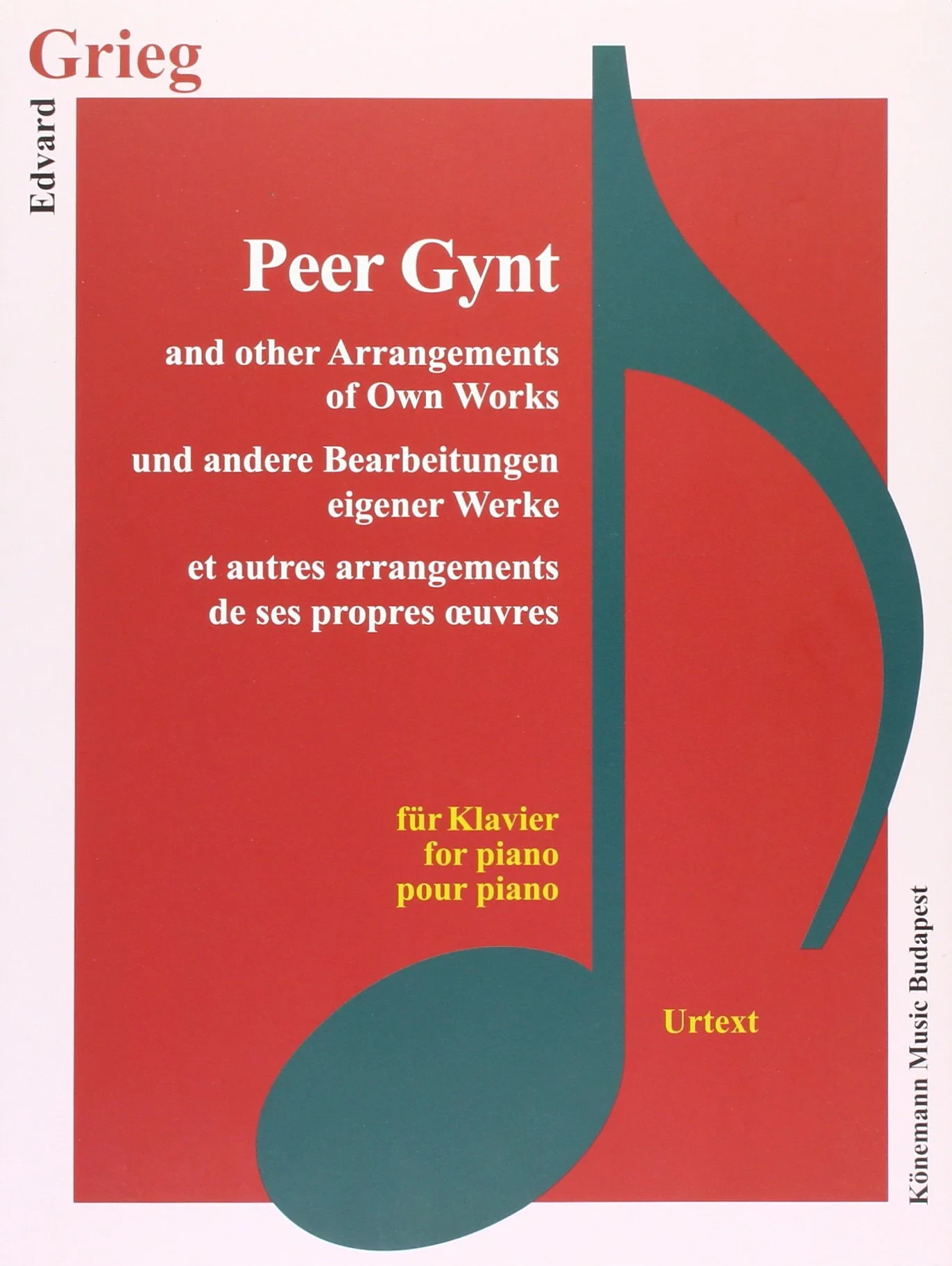 Coperta cărții "Grieg, Peer Gynt " de Edvard Grieg