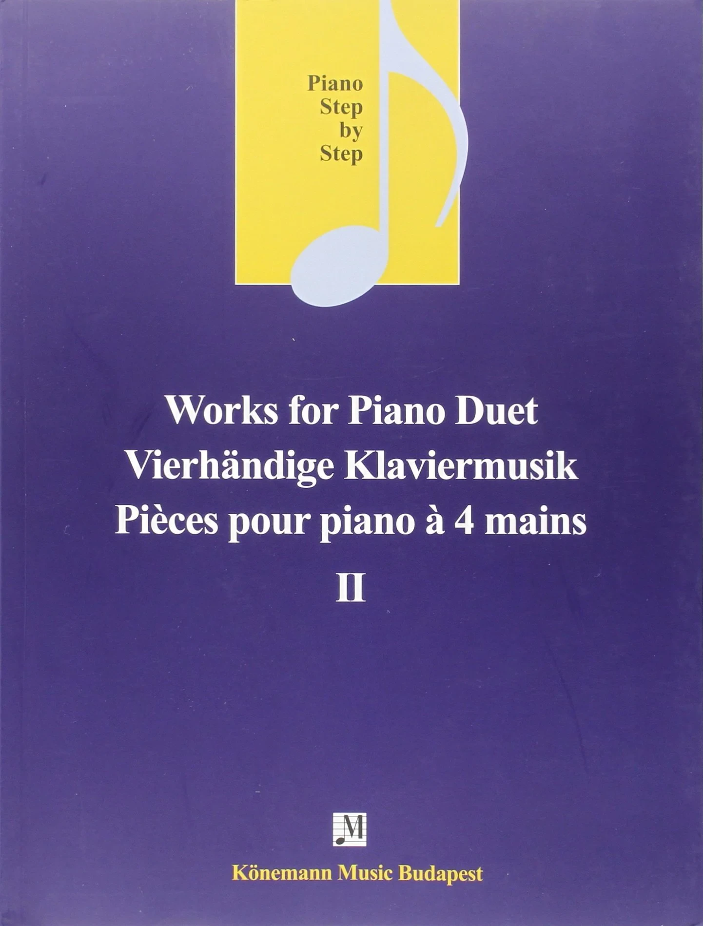 Coperta cărții "Vierhändige Klaviermusik II" de Könemann music budapest