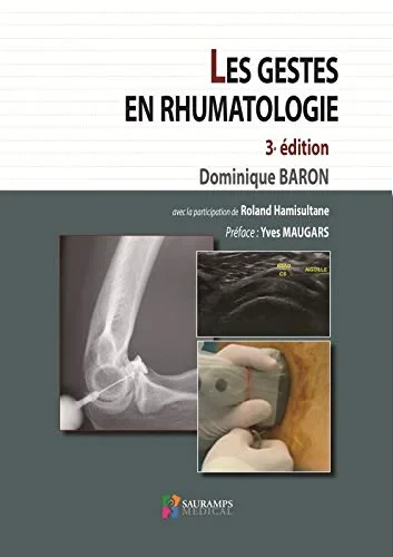 Coperta cărții "LES GESTES EN RHUMATOLOGIE 3�EDITION" de BARON DOMINIQUE