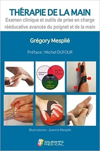 Coperta cărții "THERAPIE DE LA MAIN" de MESPLIE GREGORY