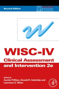 WISC-IV Clinical Assessment and Intervention