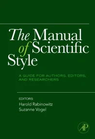 The Manual of Scientific Style