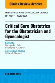 Critical Care Obstetrics for the Obstetrician and ...