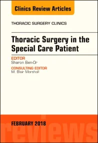 Thoracic Surgery in the Special Care Patient, An I...