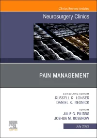 Pain Management, An Issue of Neurosurgery Clinics ...