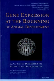 Gene Expression at the Beginning of Animal Develop...