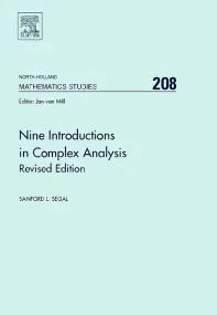 Nine Introductions in Complex Analysis - Revised E...