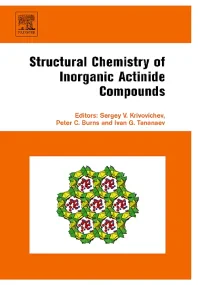 Structural Chemistry of Inorganic Actinide Compoun...
