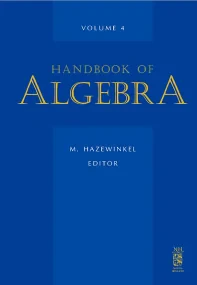 Handbook of Algebra