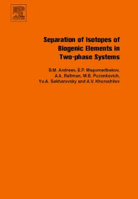 Separation of Isotopes of Biogenic Elements in Two...