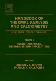 Handbook of Thermal Analysis and Calorimetry