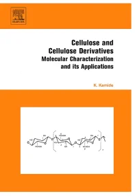 Cellulose and Cellulose Derivatives