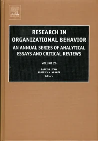 Research in Organizational Behavior