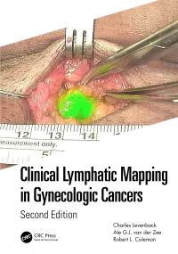 Clinical Lymphatic Mapping in Gynecologic Cancers 