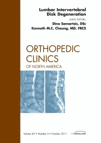 Lumbar Intervertebral Disc Degeneration, An Issue ...