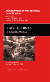 Management of Peri-operative Complications, An Iss...