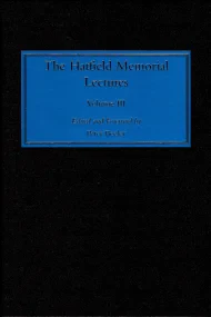 The Hatfield Memorial Lectures