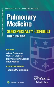 The Washington Manual Pulmonary Medicine Subspecia...