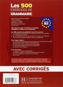 Les 500 exercices de Grammaire Niveau B2 : Avec co...