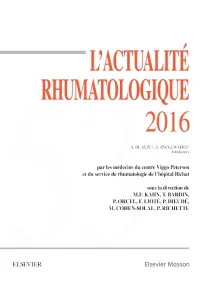 L'actualité rhumatologique 2016