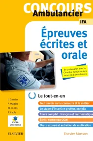 Concours Ambulancier - Écrit et oral - IFA