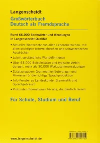 Langenscheidt Großworterbuch Deutsch als Fremdspra...