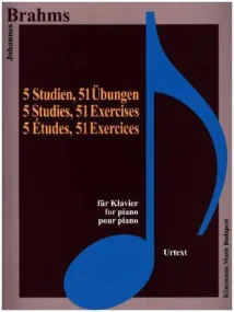 Brahms, 5 Studien, 51 Übungen 