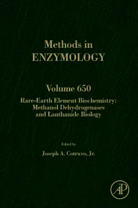 Rare-earth element biochemistry: Methanol dehydrog...