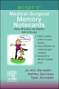 Mosby's Medical-Surgical Memory Notecards