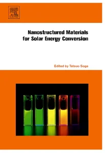Nanostructured Materials for Solar Energy Conversi...
