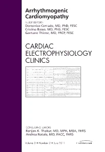 Arrhythmogenic Cardiomyopathy, An Issue of Cardiac...