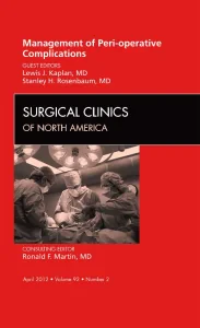 Management of Peri-operative Complications, An Iss...