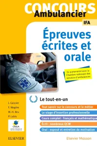 Concours Ambulancier - Écrit et oral - IFA